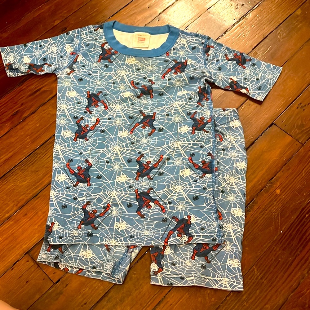 Hanna Andersson Spiderman pajamas size 14
